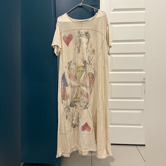 Magnolia Pearl Dresses & Skirts - Magnolia Pearl Queen Of Heart T Dress - One Size, Moonlight